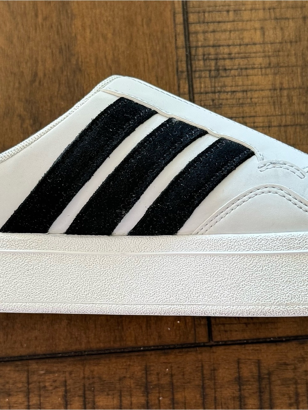 Adidas Hoops 4.0 Mule Crystal White Sneakers Size 8.5 - Picture 3 of 13